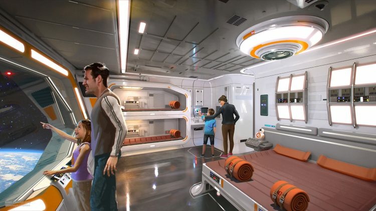 Disney Star Wars Hotel Disney announced a new Star Wars-themed hotel at their annual D3 convention in Anaheim, CA.