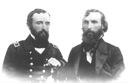Developer Andrew Glassell (right) with his brother, William T. Glassell. William was a soldier in the confederate army and Great Uncle to George S. Patton, the famous US Army General.