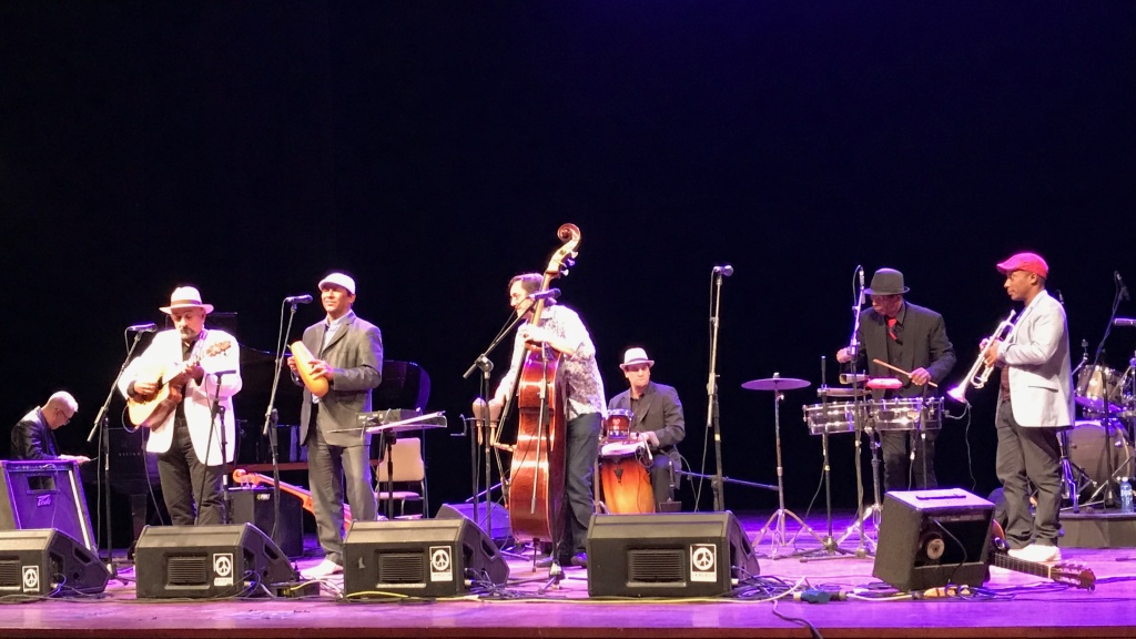 The jazz festival in Havana features international collaborations that this year included Spanish bassist Javier Colina and Cuban guitarist Pancho Amat (far left).