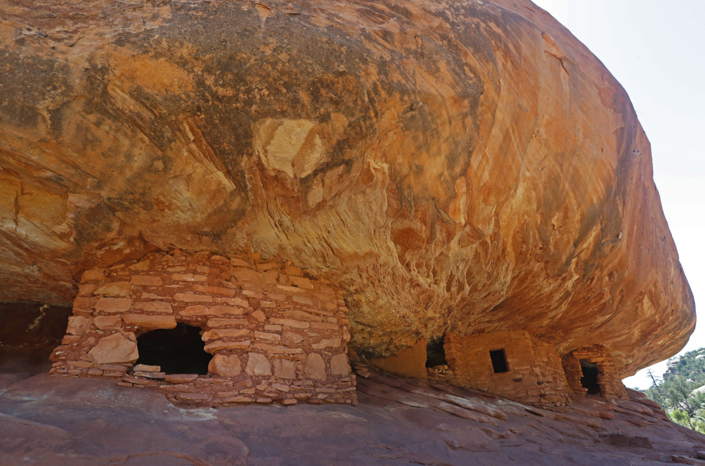 Two Utah National Momments Under Review By Deparetment of Interior Ancient granaries, part of the House on Fire ruins are shown here in the South Fork of Mule Canyon in the Bears Ears National Monument outside Blanding, Utah.