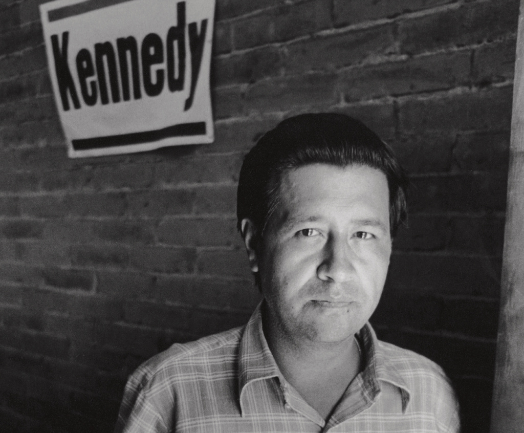 Cesar Chavez , Delano, 1969. Cesar Chavez , Delano, 1969.