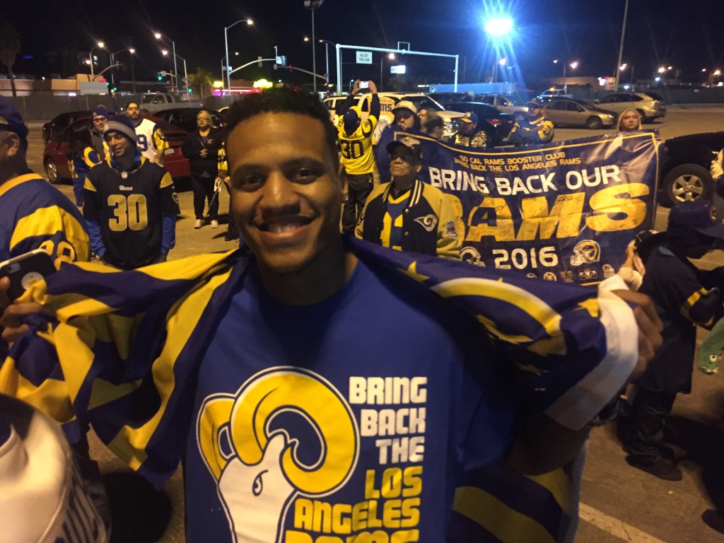 Los Angeles Rams Ryan Washington grew up in Inglewood and was 6 years old when the Rams left for St. Louis.