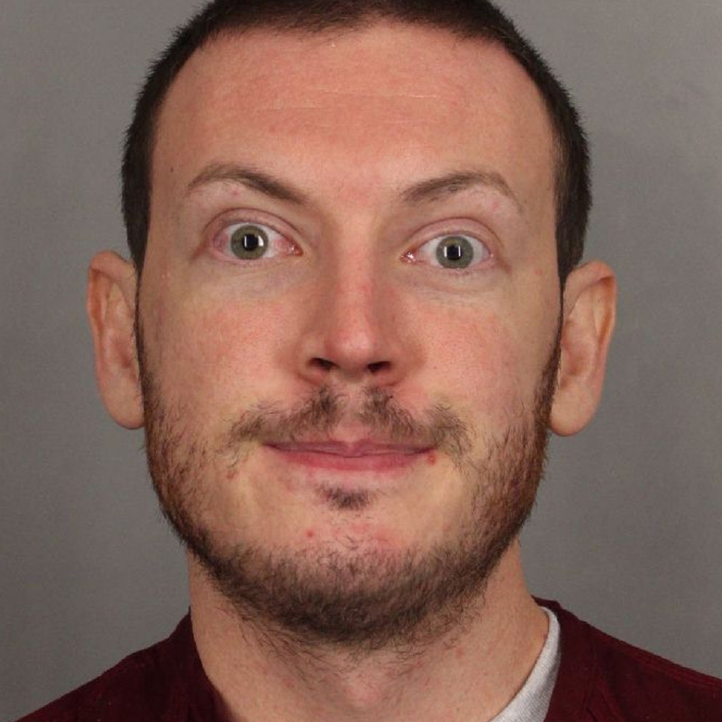 James Holmes in a photo from the Arapahoe County (Colo.) Sheriff's Office.