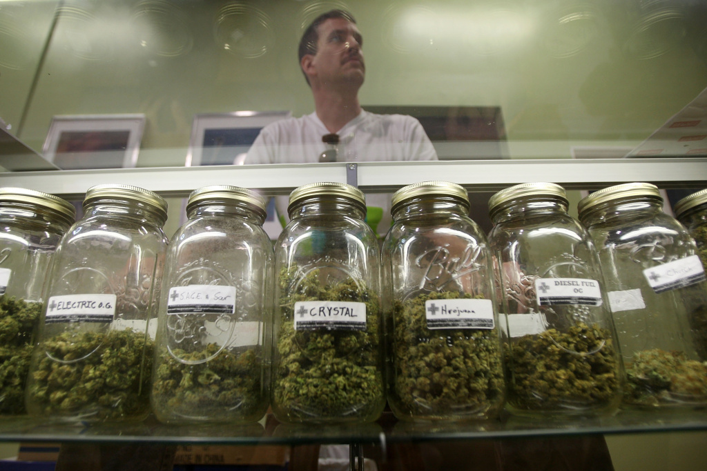 Obama Admin. Unveils New Policy Easing Medical Marijuana Prosecutions Dave Warden, a bud tender at Private Organic Therapy (P.O.T.), a non-profit co-operative medical marijuana dispensary, displays various types of marijuana.