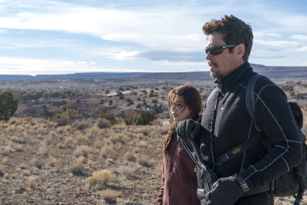 Benicio Del Toro and Isabela Moner in SICARIO: Day of the Soldado Benicio Del Toro and Isabela Moner in Columbia Pictures' SICARIO: Day of the Soldado