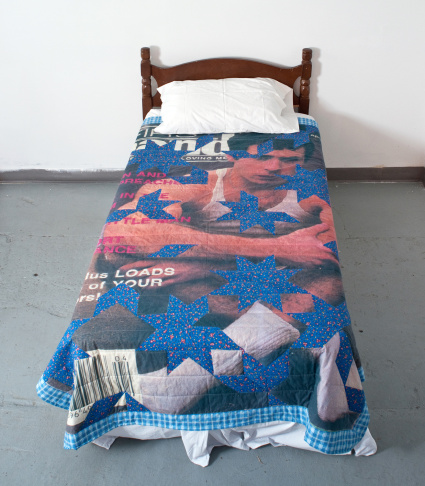 Jimmy McBride, M1 V2 (The Crab Nebula), 2011, hand-and-machine-quilted with hand embroidery, 87” x 78”. Courtesy of the artist.                