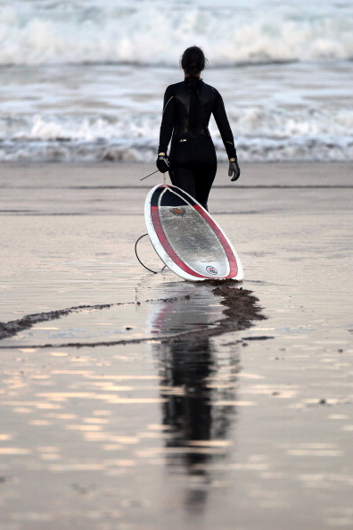 Surfers Brave The Cold To Enjoy Year Round Surfing Bob Meistrell, who co-founded the Body Glove clothing company and helped develop the first neoprene wetsuit, died Sunday iin Southern California. He was 84. (Photo: Surfers head out at Coldingham Bay an inlet in the North Sea on February 15, 2012 in Coldingham, Scotland. Improved wetsuit materials and technology allowed the sport for become an all year-round activity)