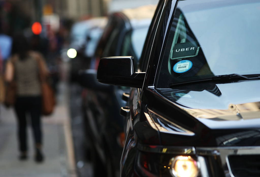 Uber Releases Results Of Internal Sexual Harassment Investigation An Uber SUV waits for a client in Manhattan a day after it was announced that Uber co-founder Travis Kalanick will take a leave of absence as chief executive on June 14, 2017 in New York City.