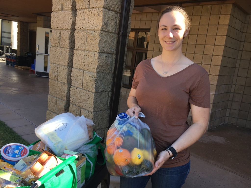 Military Hunger Kara Dethlefsen, 27, an active duty Marine, attends the monthly food pantry at Camp Pendleton. Her husband is also a Marine. She said the food assistance helps them get ready for his transition back to civilian life and with the raising of their 4-month-old daughter.