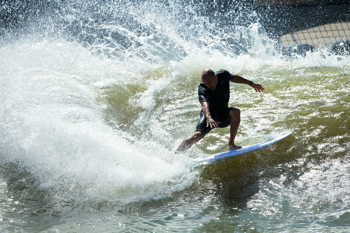 Kelly Slater perfect wave Surfers say the artificial wave at Kelly Slater Wave Company's pond has a natural feel. But the technology that creates it requires a several-minute wait between swells.