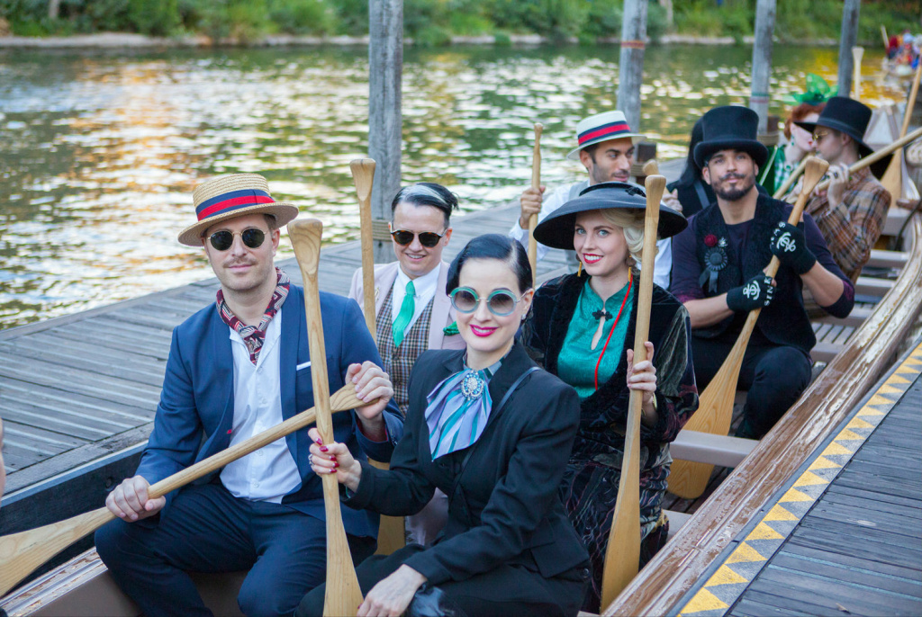 Dapper Day Fall 2017 Dapper Day participants at Disneyland.