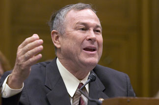US Representative Dana Rohrabacher, Republican from California, testifies on the business perspectives of comprehensive immigration reform during a hearing by the US House Judiciary committee's subcommittee on Immigration, Citizenship, Refugees, Border Security, and International Law, on Capitol Hill in Washington, DC, 06 June 2007.
