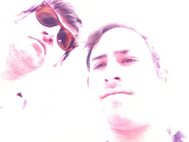 Off-Ramp host John Rabe (in sunglasses) and Off-Ramp fill-in producer Jerry Gorin, posing for their album cover. Off-Ramp host John Rabe (in sunglasses) and Off-Ramp fill-in producer Jerry Gorin, posing for their album cover.