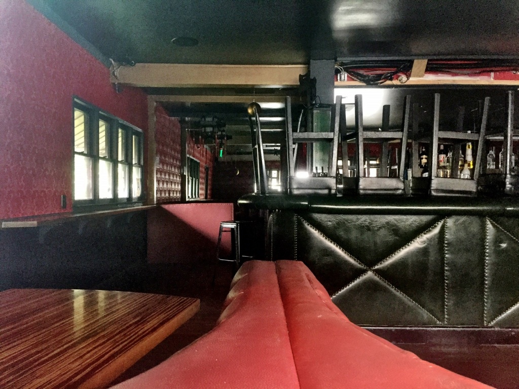 It makes you sad just to look through the window of the gutted shuttered Formosa Cafe in West Hollywood. It makes you sad just to look through the window of the gutted shuttered Formosa Cafe in West Hollywood.