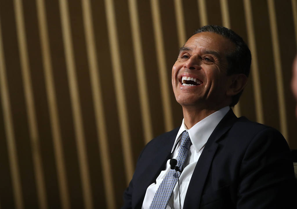Gubernatorial Candidate Antonio Villaraigosa Speaks About Improving Education In California California Democratic gubernatorial candidate and former Los Angeles Mayor Antonio Villaraigosa speaks in conversation as part of the Public Policy Institute of California (PPIC) 2017 Speaker Series on California's Future on June 6, 2017 in San Francisco, California.