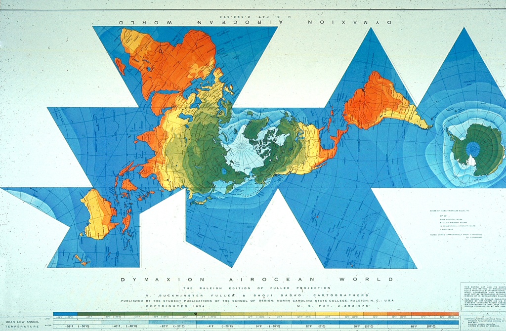 Buckminster Fuller's Dymaxion Map Buckminster Fuller's Dymaxion Map.