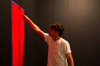 Mercer 14314 Artists getting ready for the big debut of Art Los Angeles Contemporary.