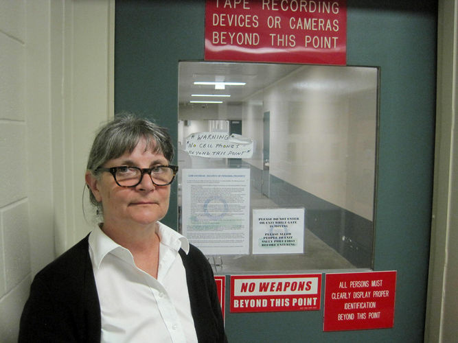 Francesa Anello with the Los Angeles County Mental Health Department heads up mental health services for prisoners at the county jail. She's responsible for reintegrating released prisoners with mental illness back into the community.