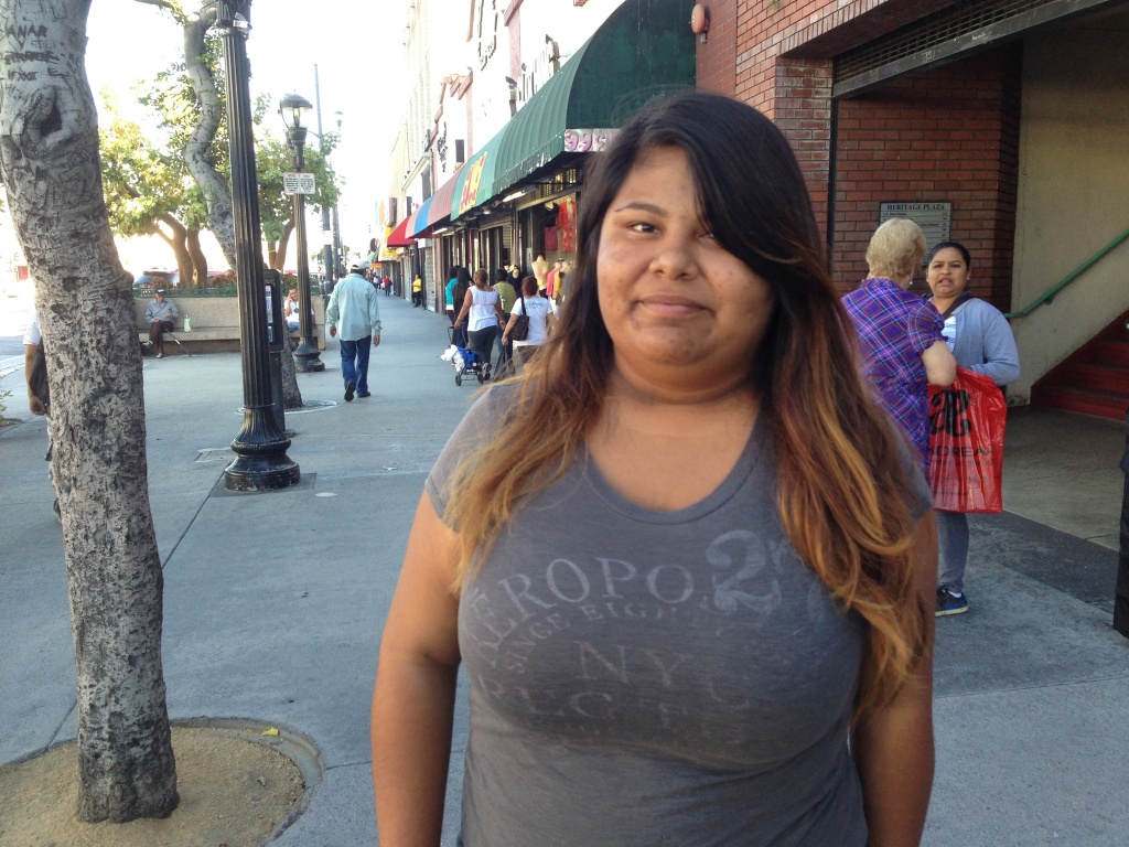 Adelene Vasquez Adelene Vasquez, an East L.A. resident and activist campaigning to close the Exide battery recycling plant, said it is no surprise that few people have gotten their blood tested for lead contamination, given the county's lackluster promotion of its free testing program.