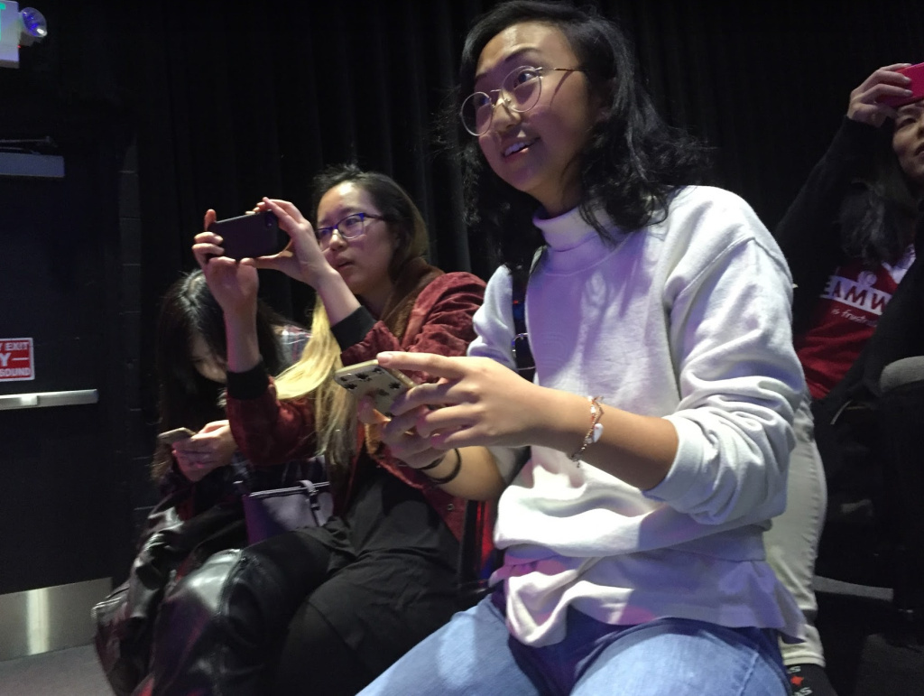 Asian AF at KPCC Jenevieve Ting, 23, said she may try comedy again after watching the night's show.