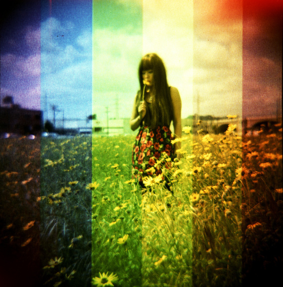 Taken by Satomi with a Diana F+ loaded with Fuji Provia 100 film in Los Angeles.