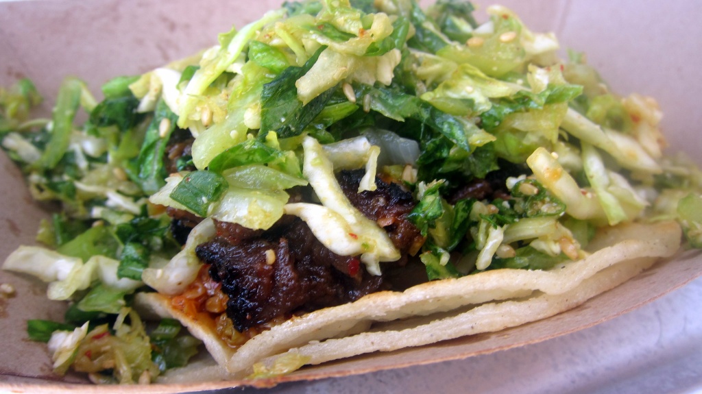 Kogi Short rib taco at Kogi.