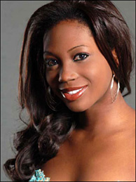 Mercer 7838 Soprano Angel Joy Blue, who knew she wanted to sing opera at the age of 3.