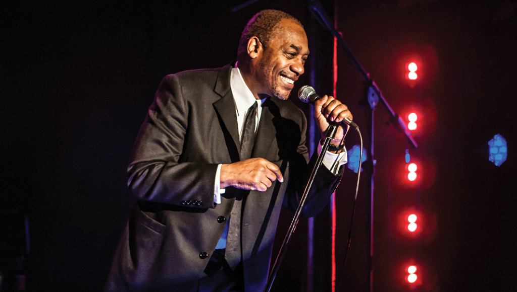 Joe Morton plays comedian Dick Gregory in Joe Morton plays comedian Dick Gregory in