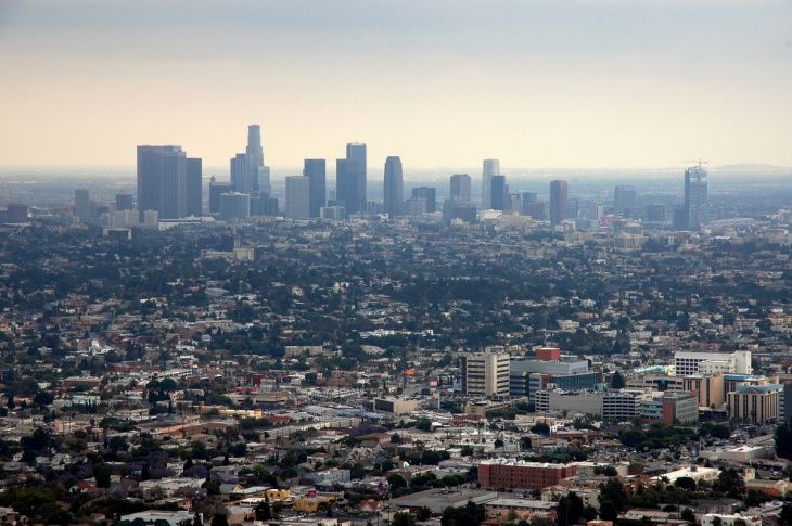 LA Skyline in June Gloom