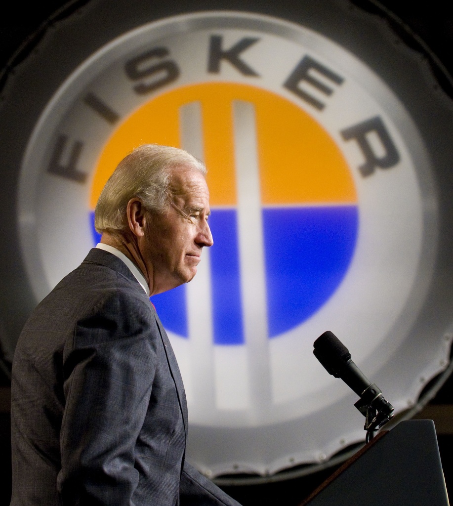 WILMINGTON, DE - OCTOBER 27: U.S. Vice President Joe Biden speaks at the former GM Boxwood Plant on October 27, 2009 in Wilmington, Delaware. Fisker Automotive announced that the company is buying the plant to produce affordable plug-in hybrid automobiles. (Photo by Jeff Fusco/Getty Images) *** Local Caption *** Joe Biden