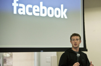 Any rewrite of federal privacy law is sure to affect big companies like Google and Facebook. Above, Mark Zuckerberg, chief executive officer of Facebook, holds a press conference at their headquarters to outline new privacy control methods.