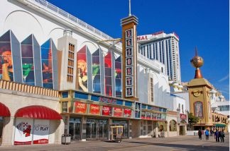 Resorts Casino, pictured in January, is a struggling casino in Atlantic City. As new casinos open in neighboring states, the competition for gamblers is heating up.