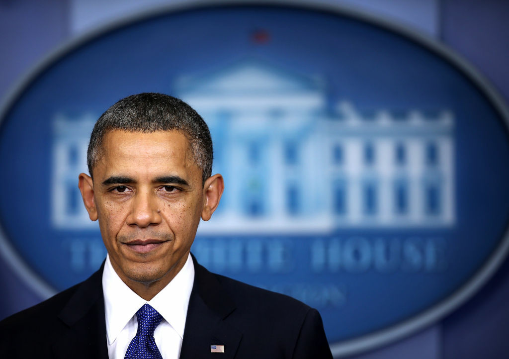 President Obama Delivers Statement On Fiscal Cliff U.S. President Barack Obama delivers a statement on fiscal cliff at the James Brady Press Briefing Room of the White House December 21, 2012 in Washington, DC. Obama called on congressional leaders to work out a solution on the fiscal cliff over the Christmas break. He also said