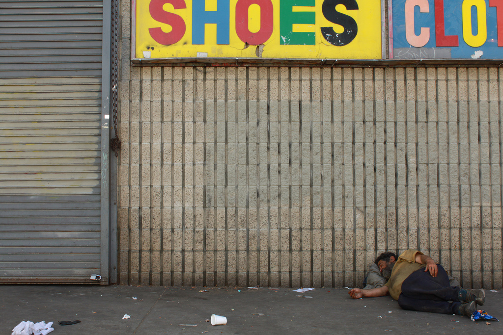 homeless skid row los angeles