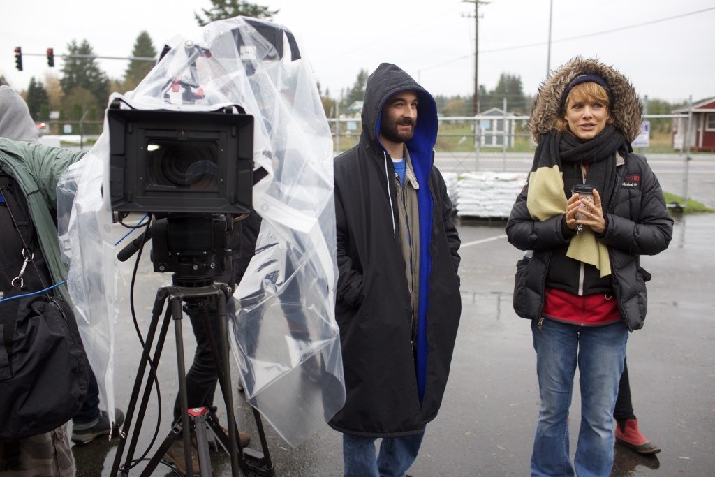 Lynn Shelton Director Lynn Shelton and actor Jay Duplass on the set of