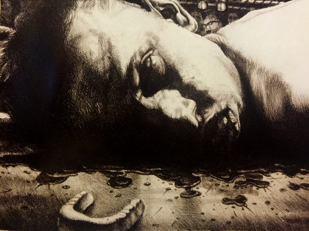 Detail, VIII A Fine Performance by our Winning Fighter Tonight, 2005. Lithograph Detail, VIII A Fine Performance by our Winning Fighter Tonight, 2005. Lithograph