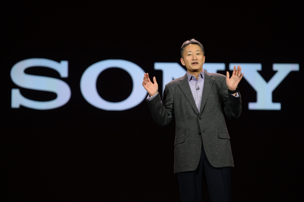 US-IT-CONSUMER ELECTRONICS SHOW-CES Sony CEO and President Kazuo Hirai gives his keynote address on the opening day of the 2014 International CES on January 7, 2014 in Las Vegas, Nevada.