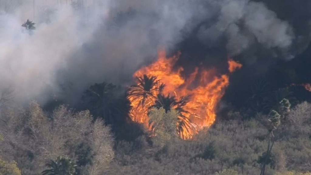 Riverside Fire A fire in Riverside in Dec. 2017. First responders are at high risk of chronic stress and depression.