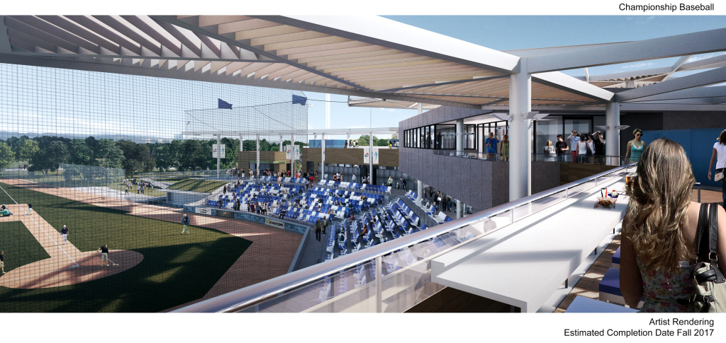 Artist rendering of the baseball field in progress at Orange County's Great Park. Artist rendering of the baseball field in progress at Orange County's Great Park.
