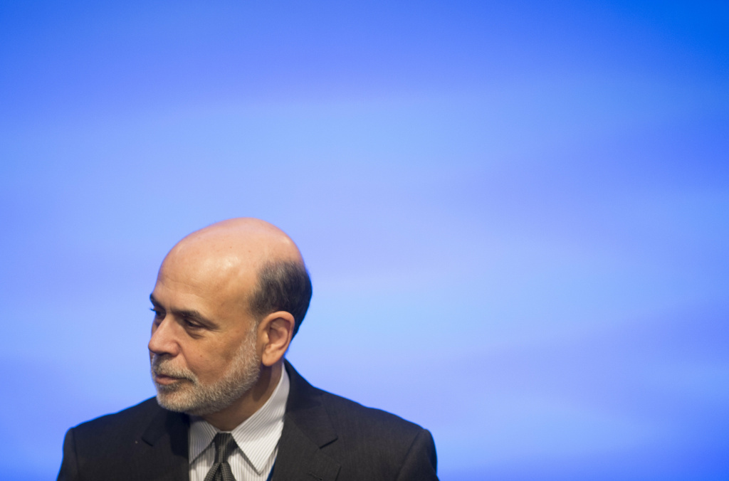 IMF-WORLD BANK-ECONOMY Federal Reserve Chairman Ben Bernanke attends the annual World Bank - International Monetary Fund (IMF) meetings in Washington, DC, October 11, 2013. Bernanke is slated to end eight years as Fed chairman in January.