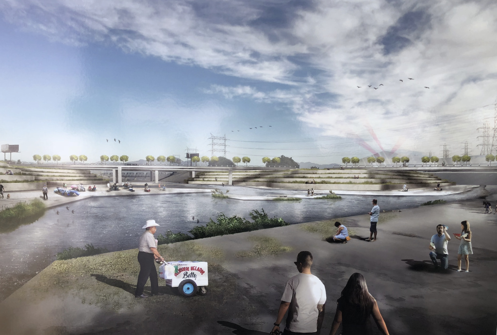 Lower L.A. River A rendering of how the Rio Honda confluence could look under a plan to revitalize the lower L.A. River.