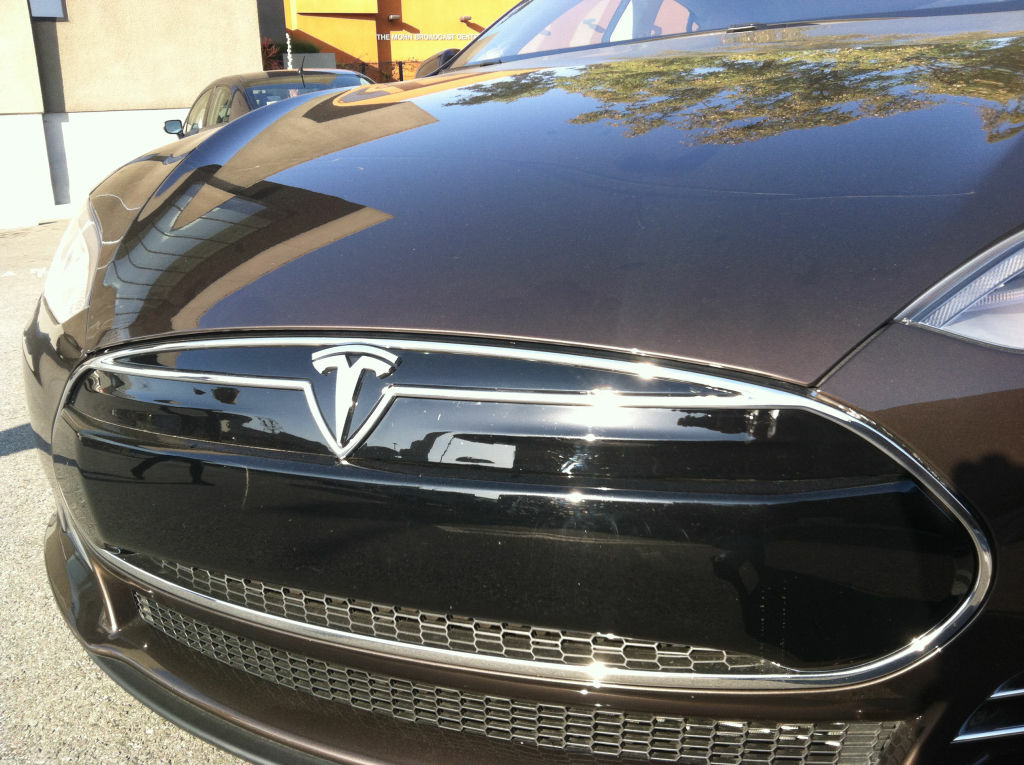 Tesla S The new Tesla S electric car.