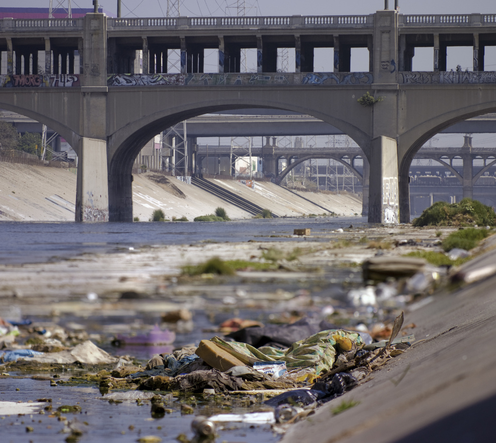 File: Along the LA River