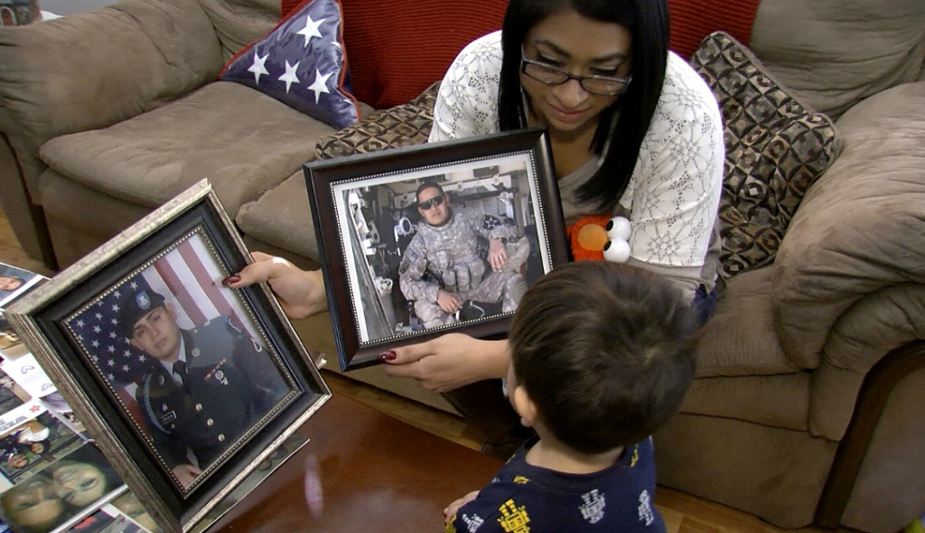 Widowed while pregnant with their second son, Gloria Grijalva shares pictures of her husband, U.S. Army veteran Charlie Grijalva, who committed suicide in December 2014. Widowed while pregnant with their second son, Gloria Grijalva shares pictures of her husband, U.S. Army veteran Charlie Grijalva, who committed suicide in December 2014.