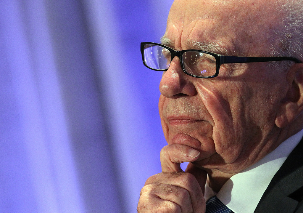 Rupert Murdoch News Corp. CEO Rupert Murdoch pauses as he delivers a keynote address at the National Summit on Education Reform on October 14, 2011 in San Francisco, California. Rupert Murdoch was the keynote speaker at the two-day National Summit on Education Reform.