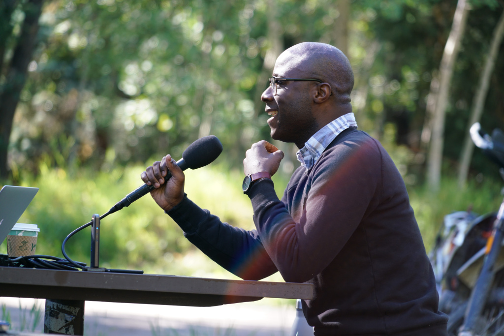 Barry Jenkins 2 Filmmaker Barry Jenkins at the 43rd annual Telluride Film Festival with his film