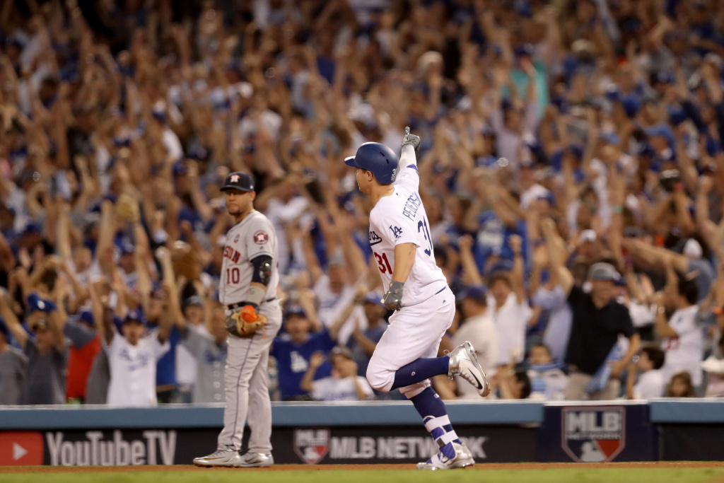 World Series - Houston Astros v Los Angeles Dodgers - Game Two Los Angeles Dodgers' Joc Pederson runs the bases after hitting a solo home run during the fifth inning in game two of the 2017 World Series.