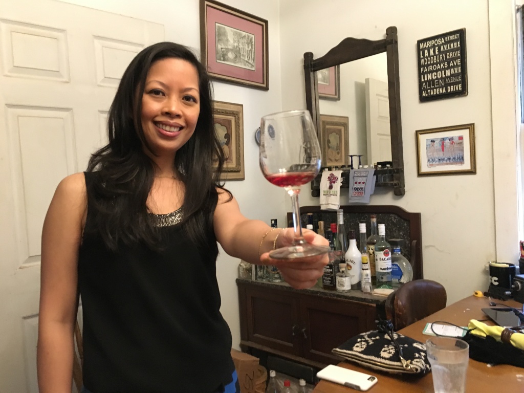 Rachel Mascalisang Rachel Macalisang, lead sommelier at the Beverly Hills foodie-haven The Bazaar by José Andrés, tries a wine made from the Olvera Street grapes.