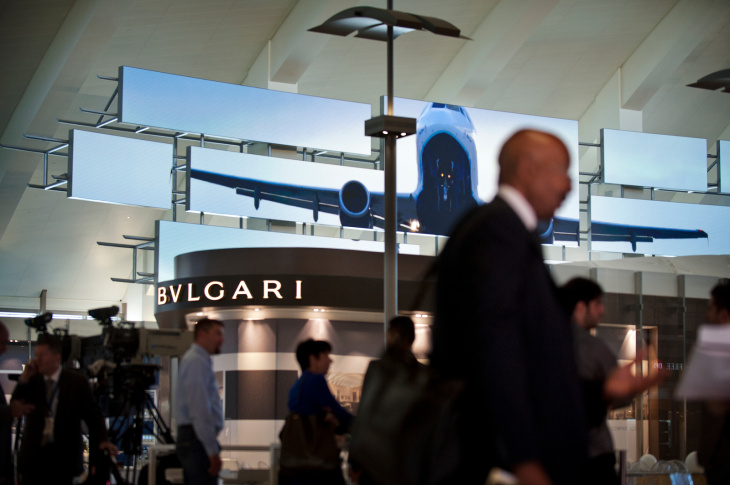 New gates at the north concourse at the Tom Bradley International Terminal open on March 6th, 2013. City leaders will gather on Wednesday to celebrate the completion of the first phase of renovations.
