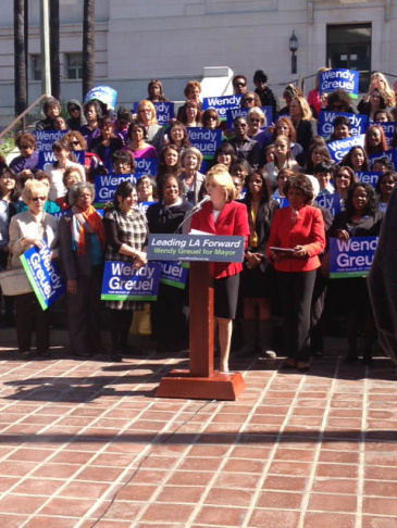 Wendy Greuel Maxine Waters